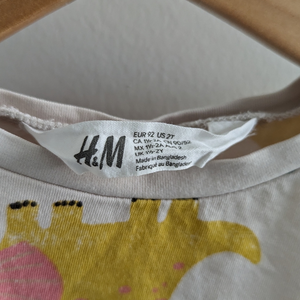 COPY - Dinosaur paint H&M T-shirt, 12 months up to 2T - Picture 3 of 4